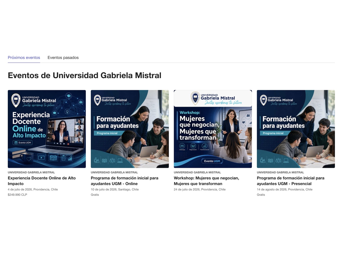 La Facultad de Negocios y Tecnologías UGM impulsa una intensa agenda de eventos para conectar con el ecosistema profesional