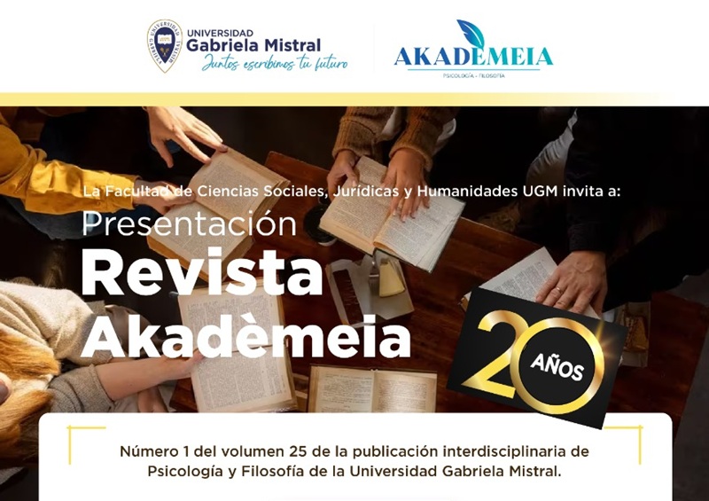 26 de agosto: UGM invita al lanzamiento de un nuevo número de la Revista Akadémeia