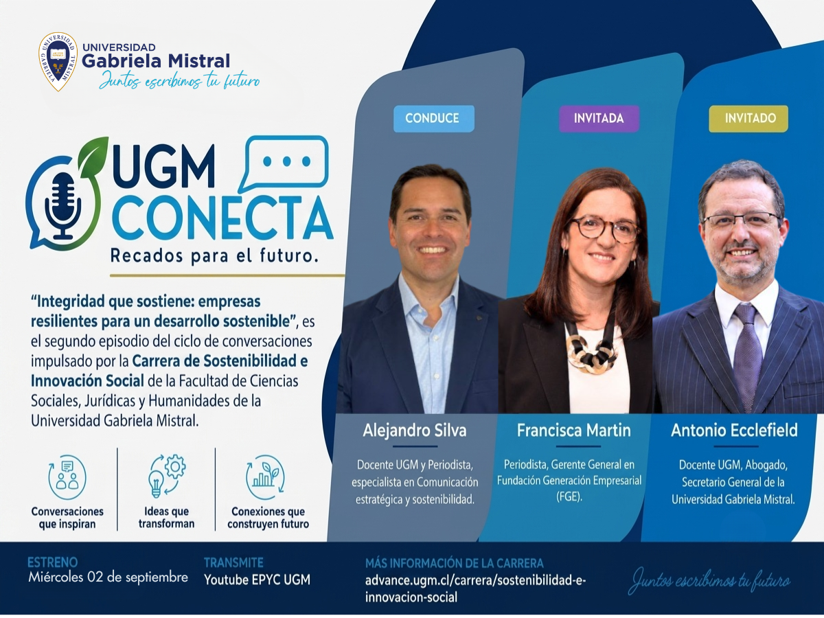 Escucha el nuevo capítulo de UGM Conecta sobre integridad organizacional y sostenibilidad