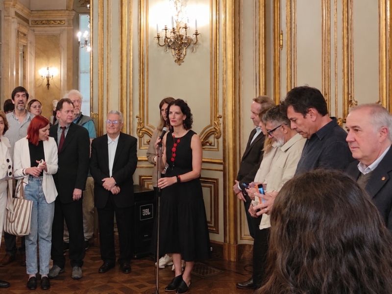 Decana de Arquitectura, Diseño y Artes Digitales participó en bienales de Colombia y Buenos Aires